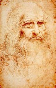Leonardo da Vinci, Autoritratto (1513 circa), Torino, Biblioteca reale