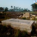 Sarcofago di granito scoperto nel secolo scorso a Menfi