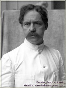 Lo scultore Paul Landowski, foto del 1913