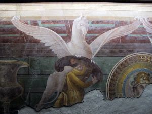 Affresco_con_grifo_e_arimaspe,_60-50_ac_ca.,_II_stile,_da_villa_dei_misteri_di_pompei,_MANN)_02