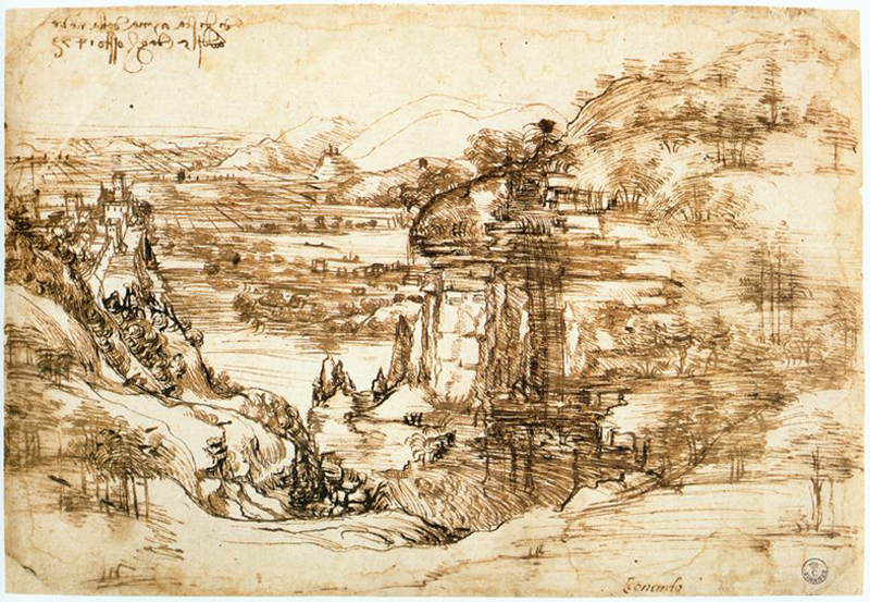 Paisagem_do_Arno_-_Leonardo_da_Vinci